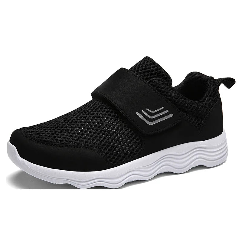 Walking Sneakers Comfortable Fashion Sneakers Adjustable Closure Orthopedic Shoes Lightweight for Swollen Feet