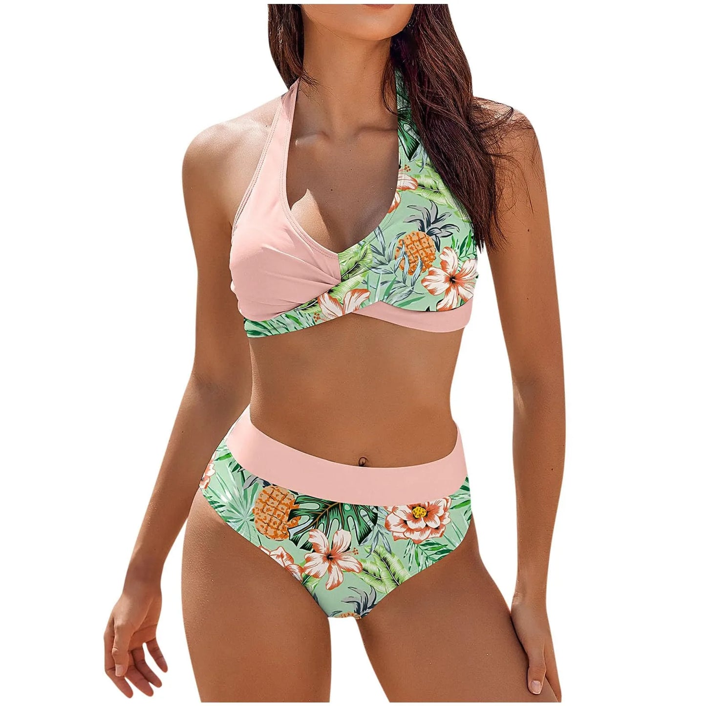 Sexy Bikini Push Up Swimwear Women Swimsuit Tanga Swimming Bathing Suit 2 Piece Set