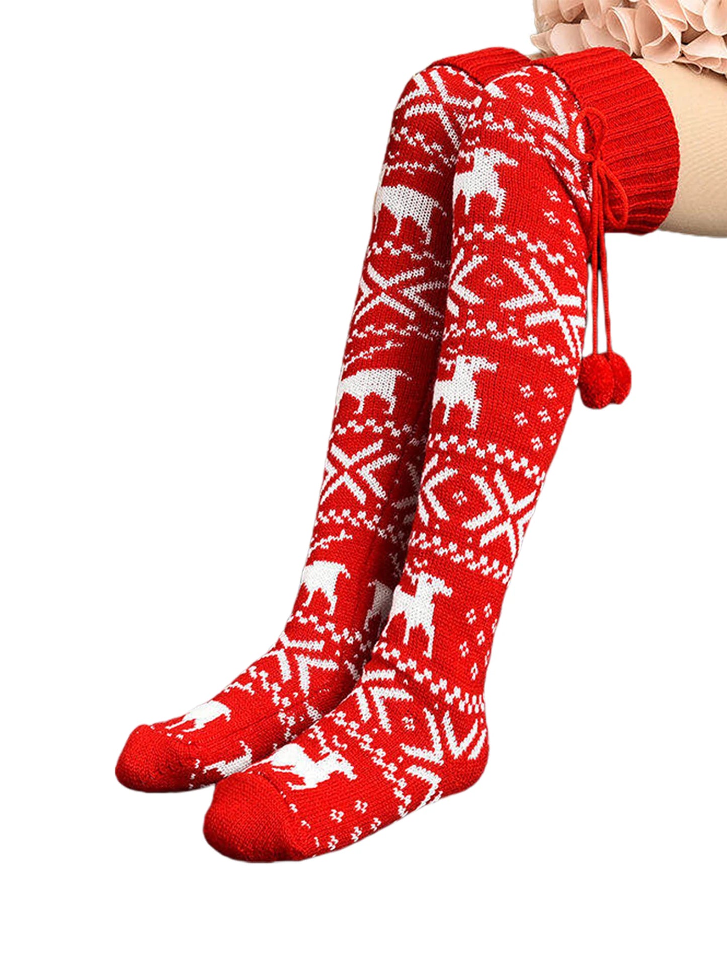 Stockings Printed Knee Stockings Thigh High Over knee Stockings