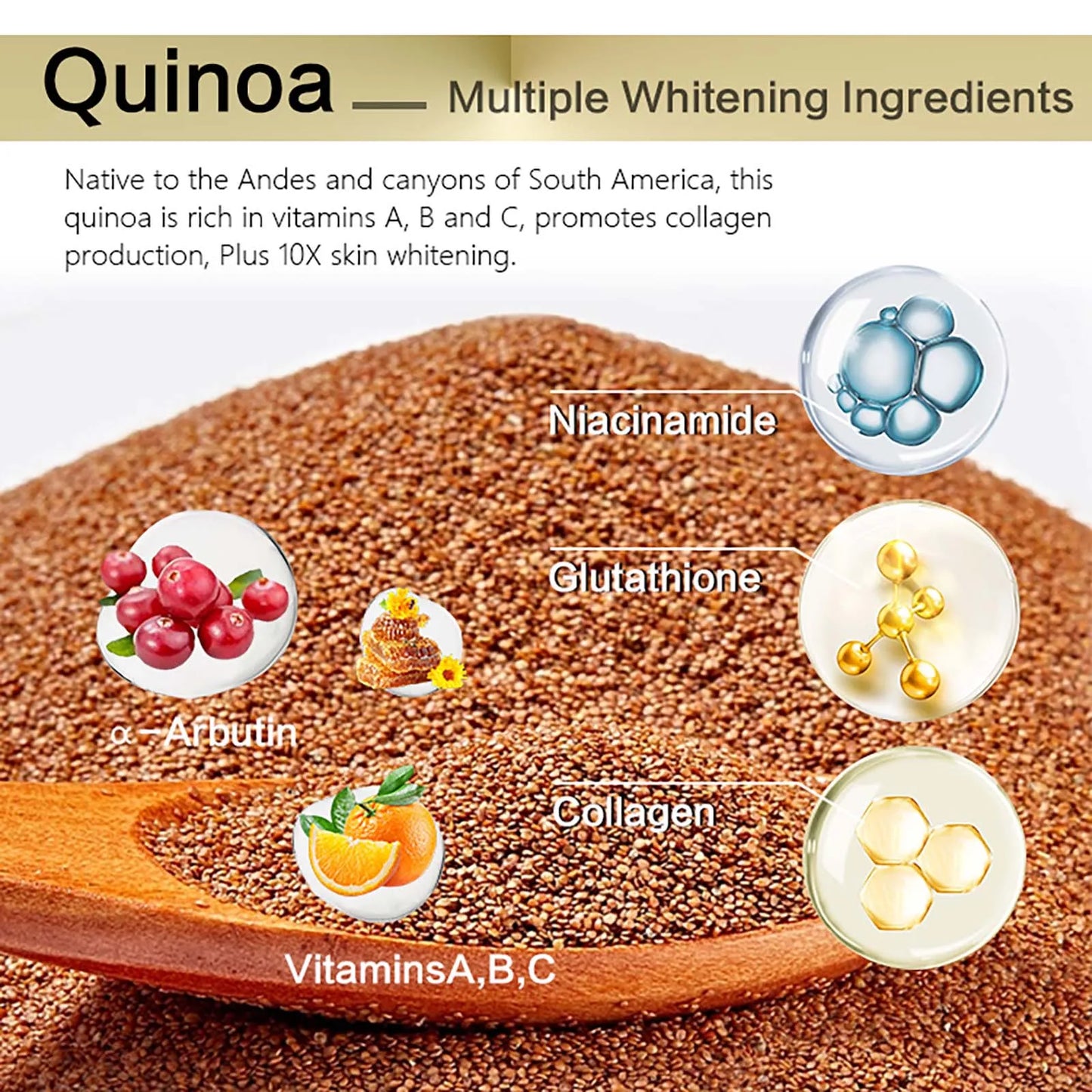 Face Cream, Reduce Dark Spots, Sun Spots, Inhibit Melanin, With Collagen, Glutathione, For All Skin Types