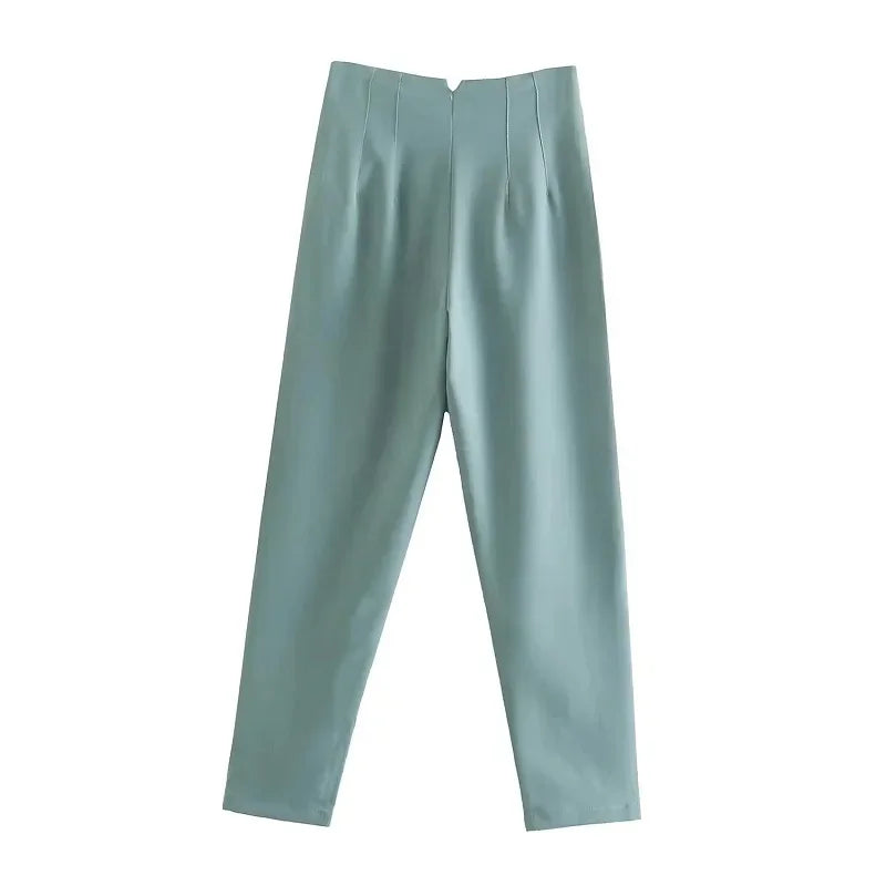 Fashion Office Wear High waist Pants for Women Formal Pants Office outfits Pencil Trousers