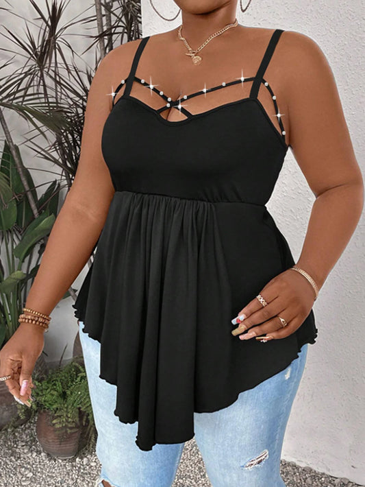 Plus Size Vest Tops for Women  Large Size  Pullover Sleeveless Female  Tank T-Shirts Tees