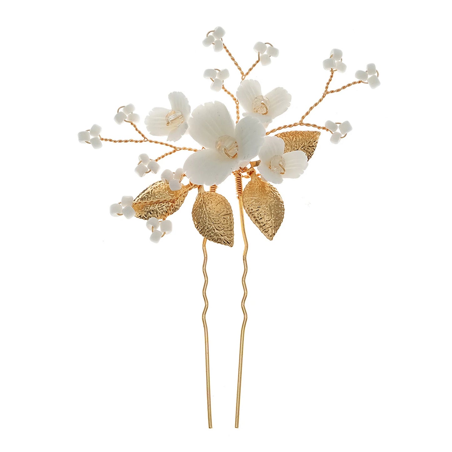 Hairpin Hair Jewelry Non-slip Hair Pins with Pearls  Long & Thick Hair