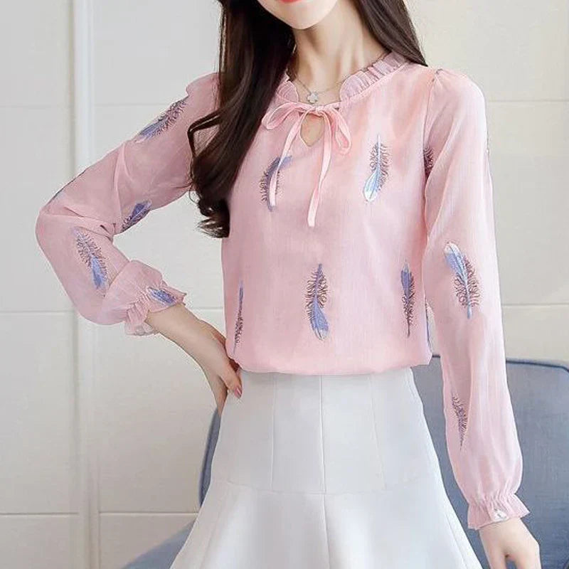 Ruffled Lace Up