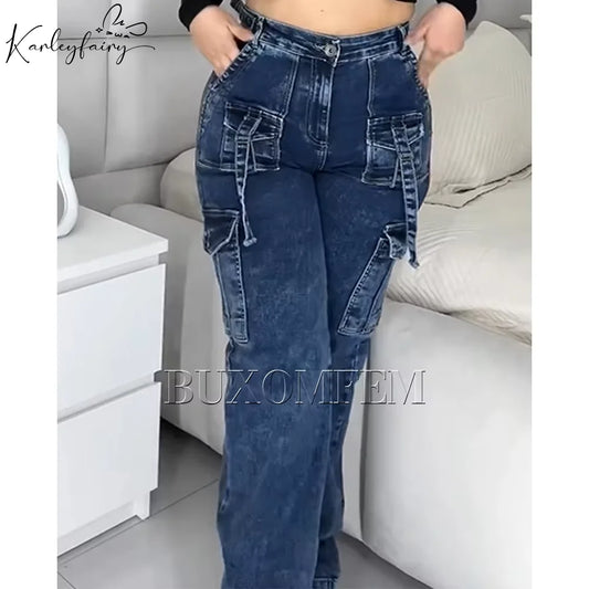 Multi-Pocket Cargo Jeans