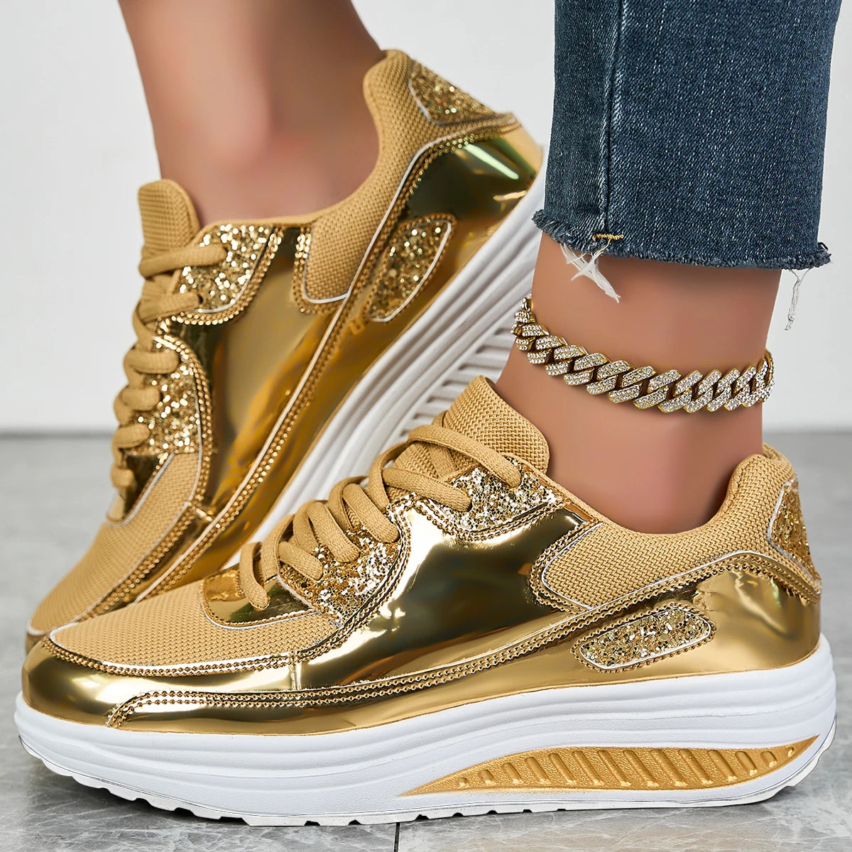 Sneakers for Women Orthopedic Sneakers Walking Shoes for Women, Lightweight Casual Tennis Sneakers Air Running Shoes Tennis