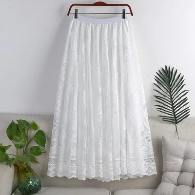 Vintage Long Skirt Ethnic Style