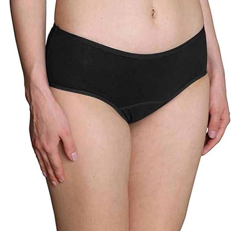 5Pcs Women Protective Cotton Menstrual Period Panties Teens Breathable Leakproof Briefs Women Postpartum Underwear