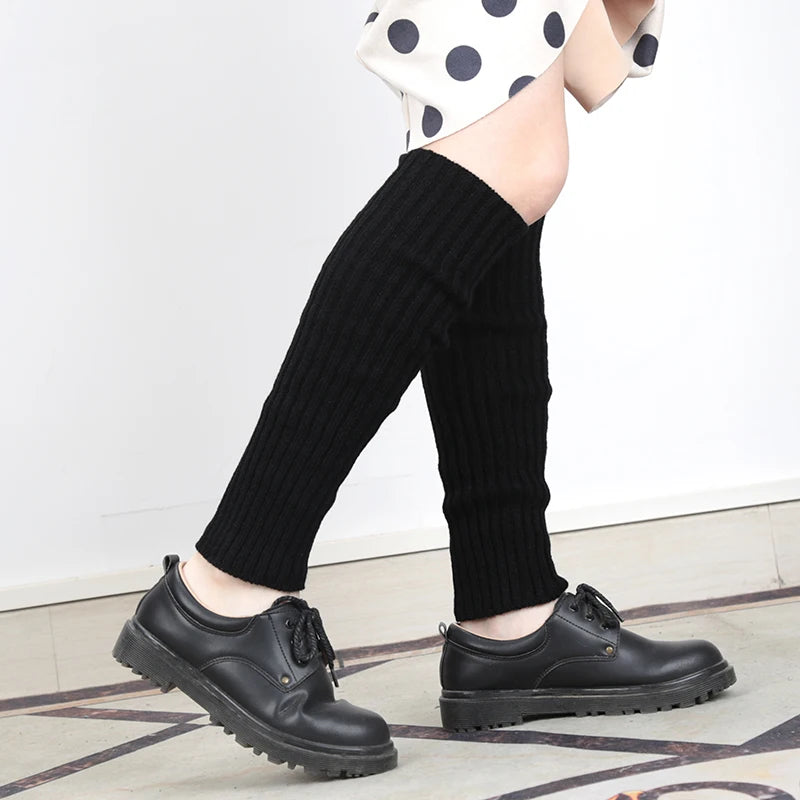 Cable Knit Leg Warmers Soft and Cozy Leg Cover with Ribbed Cuffs