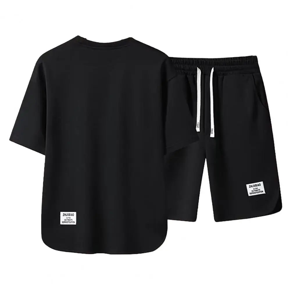 Men's Fashion Two Piece Set Summer Short Sleeved T-shirt And Shorts Loose Sets Men Designer Clothes Tracksuits