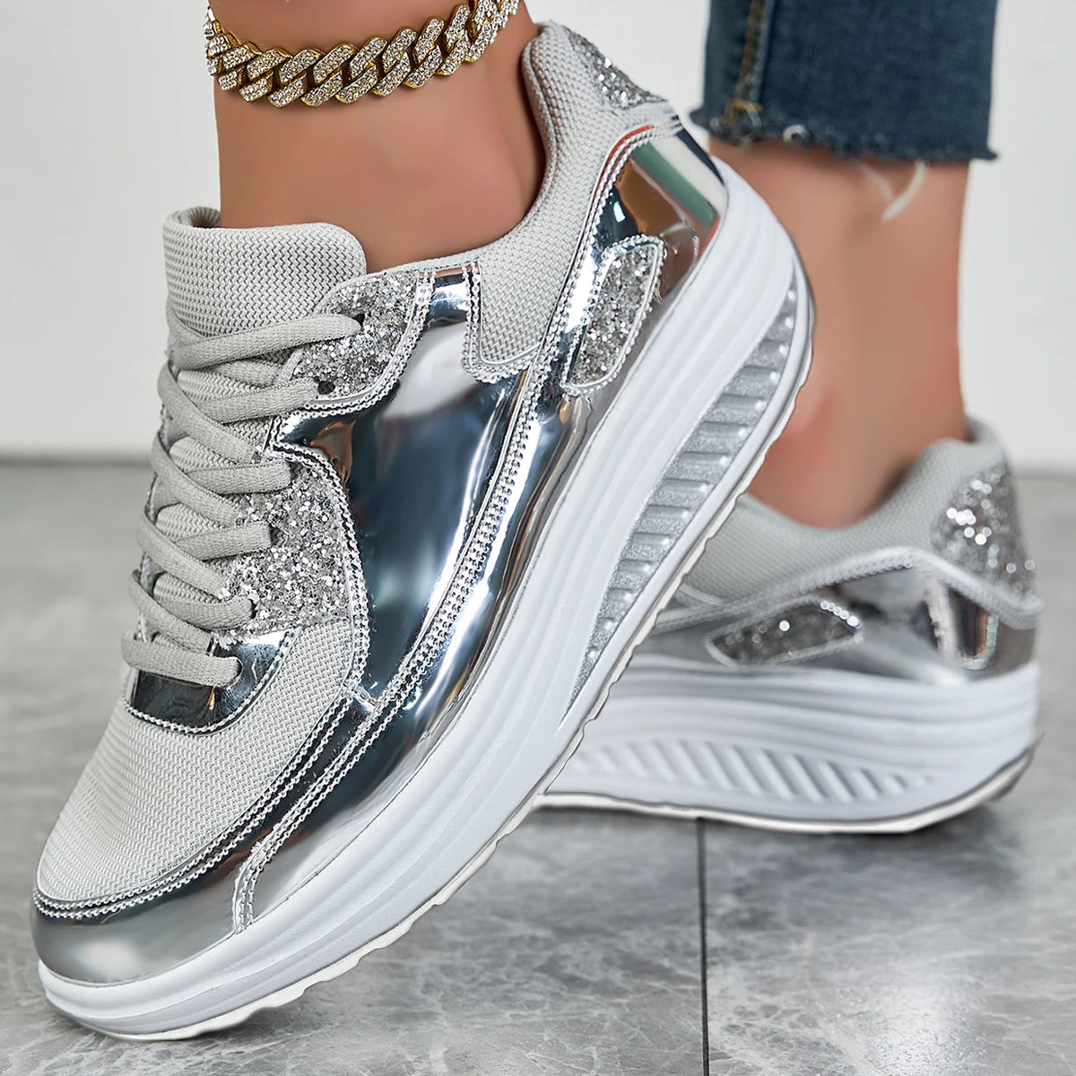 Sneakers for Women Orthopedic Sneakers Walking Shoes for Women, Lightweight Casual Tennis Sneakers Air Running Shoes Tennis
