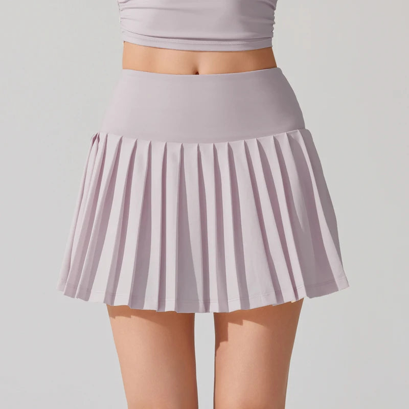 Pleated Tennis Skirt for Women with Pocket Shorts Women's High Waisted Lightweight Athletic Golf Tennis Skorts Skirts Flowy