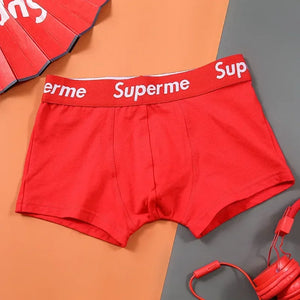 Men's underwear, high - stretch shorts, cotton boxer shorts, sexy, comfortable and soft underpants, plus size (M - 2XL).