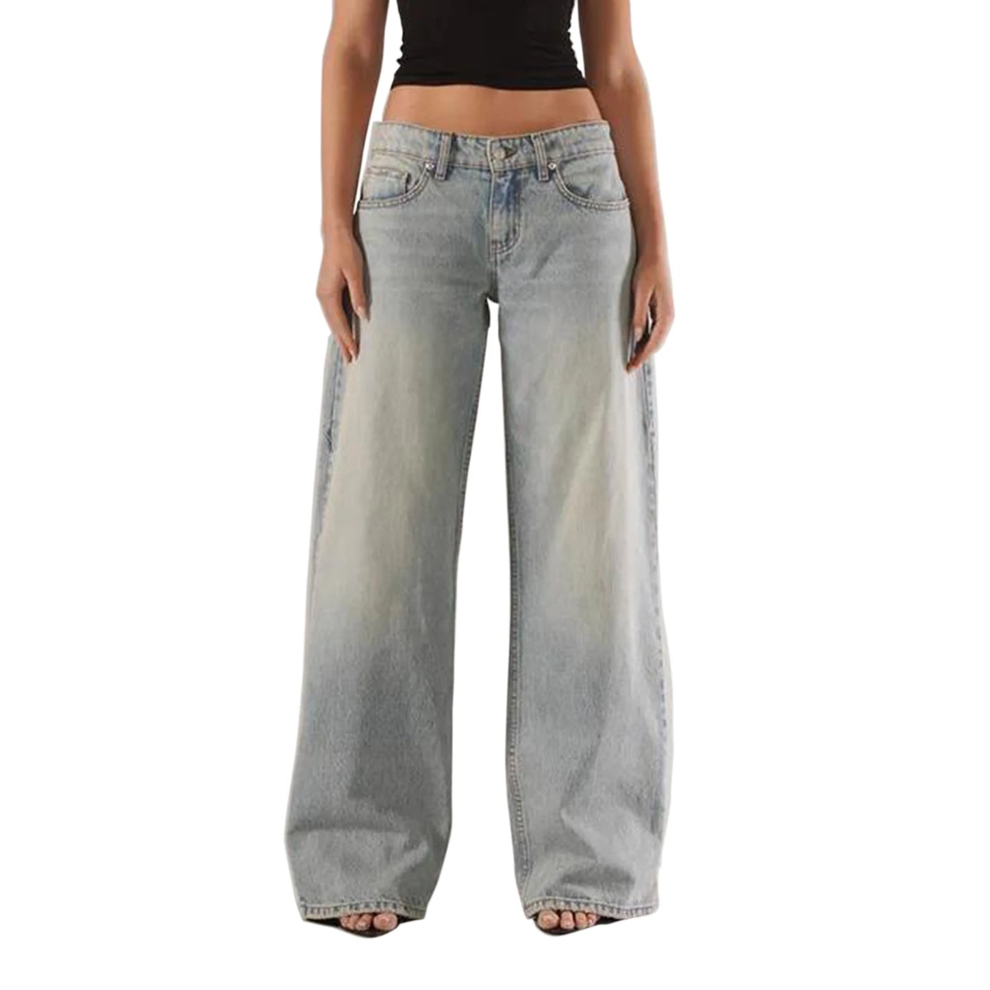 Women s Autumn High Waist Skinny Jeans with Distressed Details and Functional Pockets for a Stylish Look