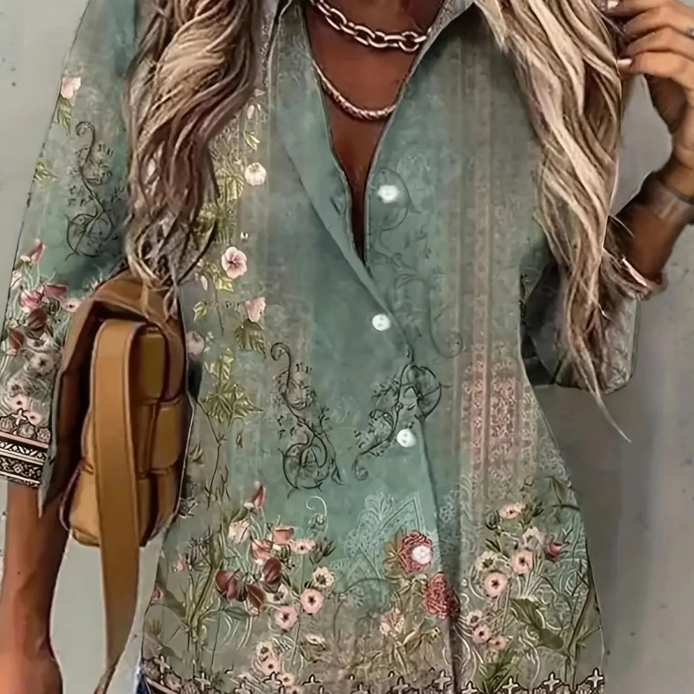 Plus size Elegant Loose Shirt Woman Fashion Casual Woman Shirt Temperament Long Sleeve Blouse Holiday Weekend Top