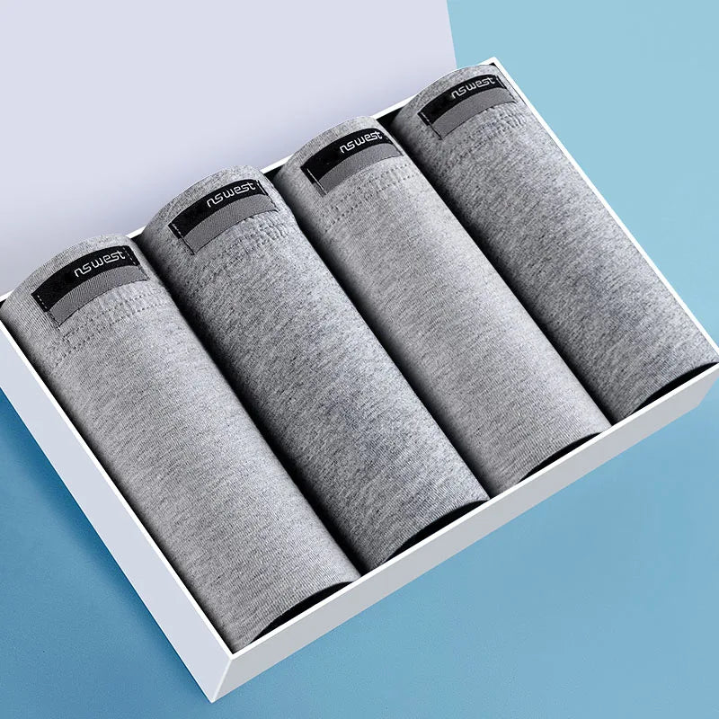 2/3/4/7 PCS Boxer Men's Panties Underpants Pure Cotton Male Comfortable Breathable Man Boxershorts Sexy Underwear For Men L-5XL