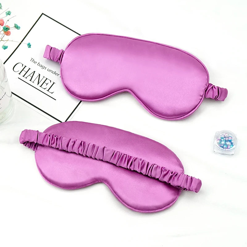 Mulberry silk blackout sleep mask eye mask travel relaxation mask eye mask healthy sleep shield soft eye protection tool