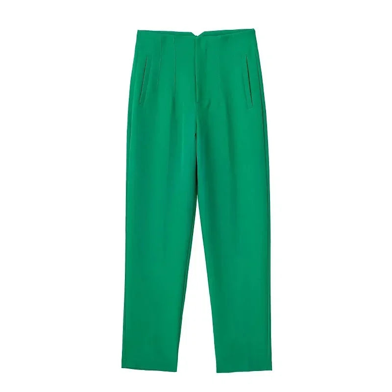 Fashion Office Wear High waist Pants for Women Formal Pants Office outfits Pencil Trousers