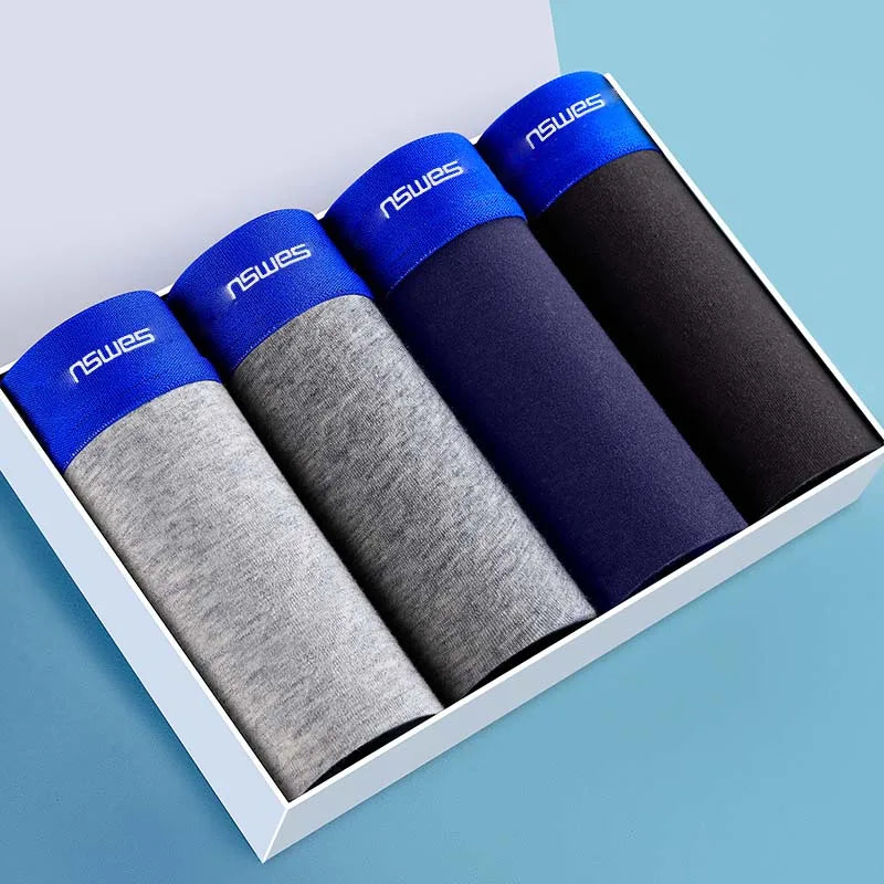 2/3/4/7 PCS Boxer Men's Panties Underpants Pure Cotton Male Comfortable Breathable Man Boxershorts Sexy Underwear For Men L-5XL