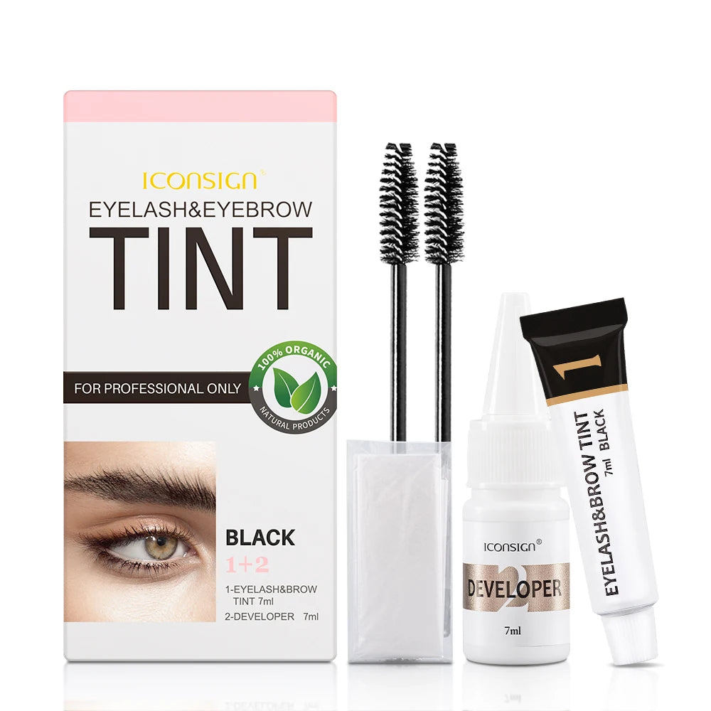 Eyelash Eyebrow Dye Tint Kit Brow Enhancer Mascara Lift Tinting Tattoo Eye Makeup Tools