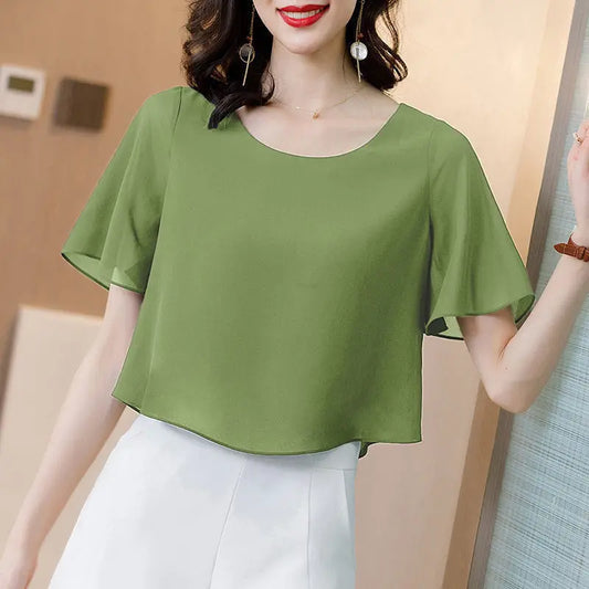 Solid Color Short Sleeve