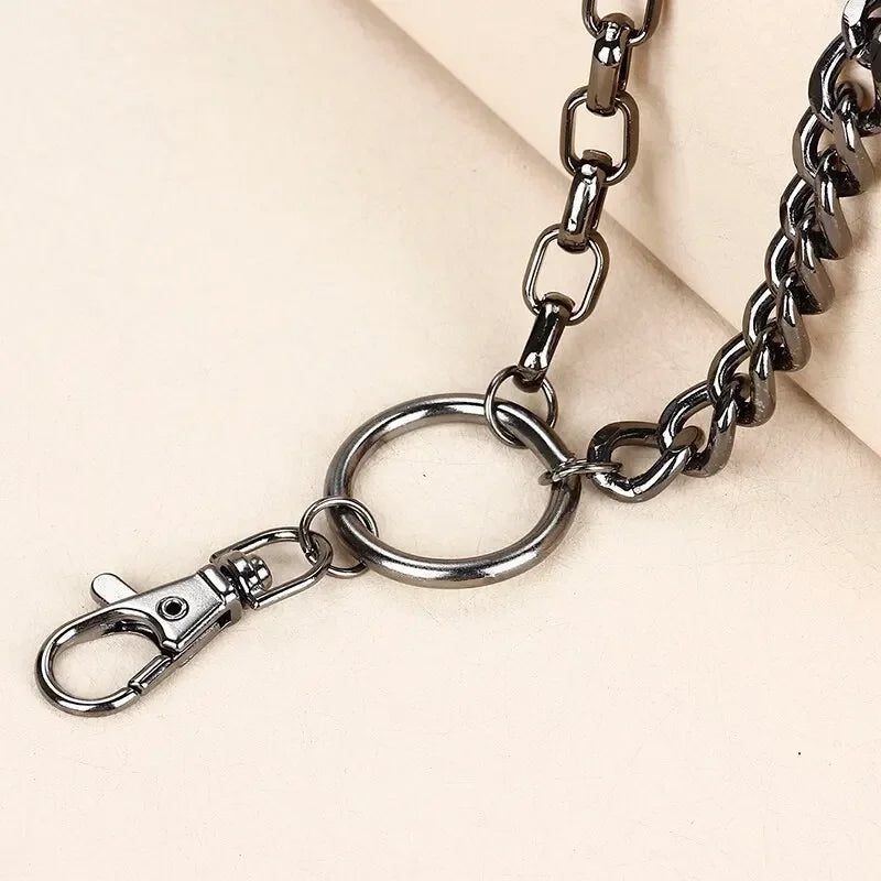 Waist Chains Rock Spiked Pant Trouser Chain Pendant Retro Cool Metal Punk Rock Belts Apparel Handbag Decoration