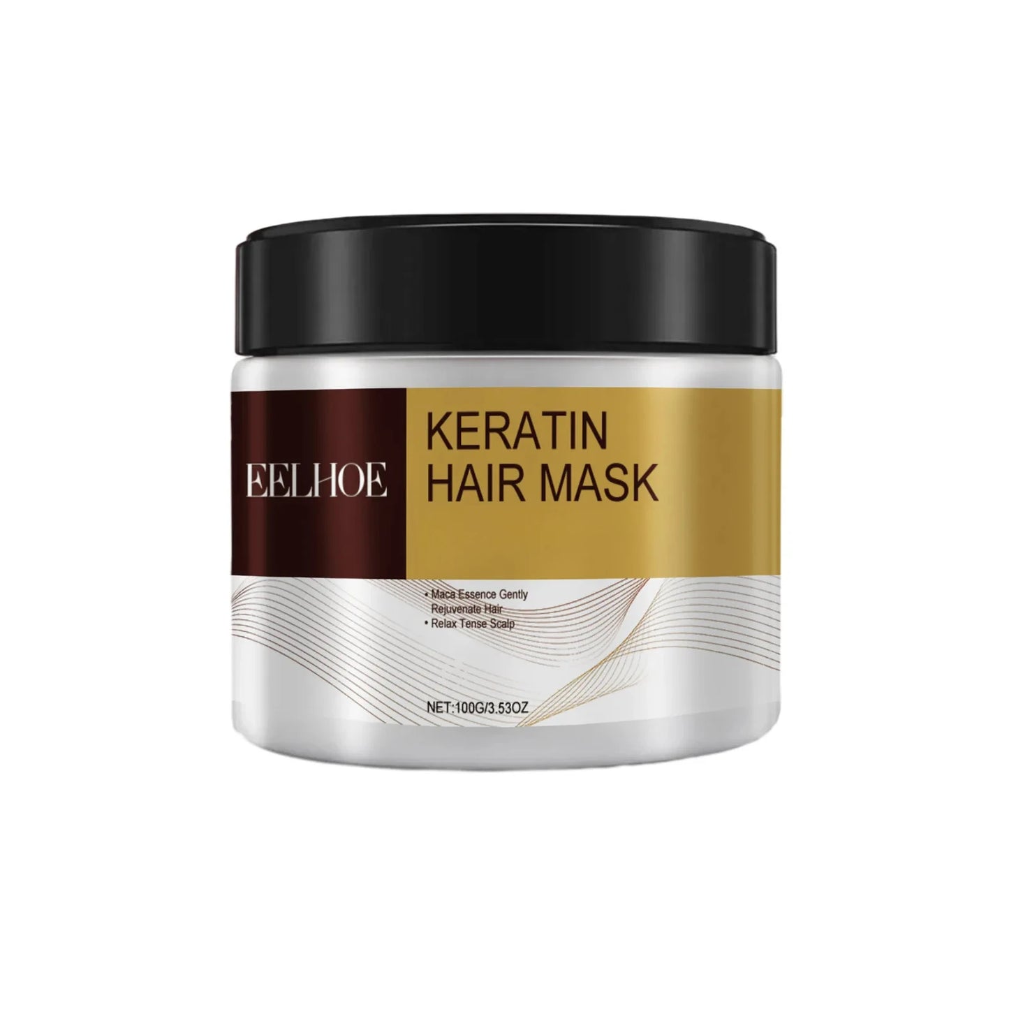 Keratin Hair Mask Deep Nourish Smooths Repair Damaged Hair Treatment Argan Oil Collagen Essence for All Hair Types