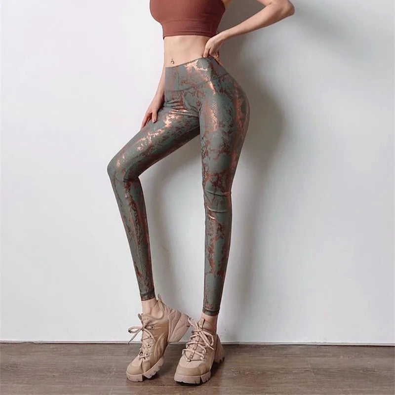 Sports Tights  Push Up Sport Casual Gym Fitness Running High Waist Legging