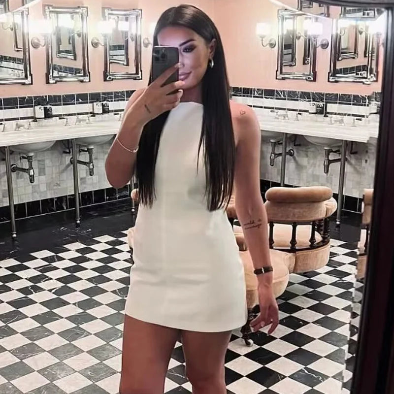 Fashion Summer Dresses Women's Dresses Bodycon Sleeveless Mini Dress Vacation Dresses