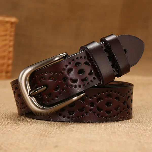 Women Belts Needle buckle belt 5 colors Cutout fashion Belts For Women