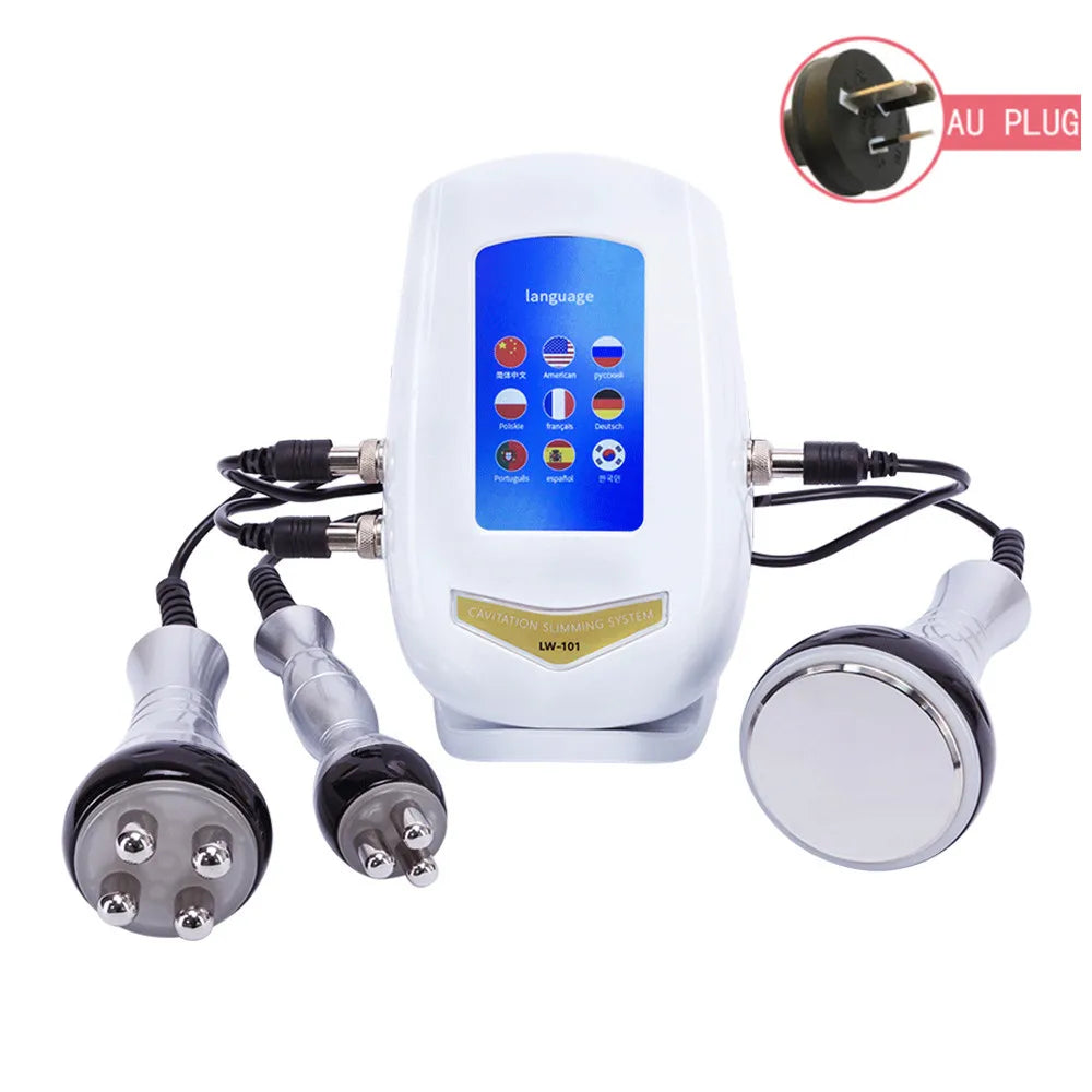 RF 40K Ultrasonic Beauty Machine – Ultra-Thin, Gold