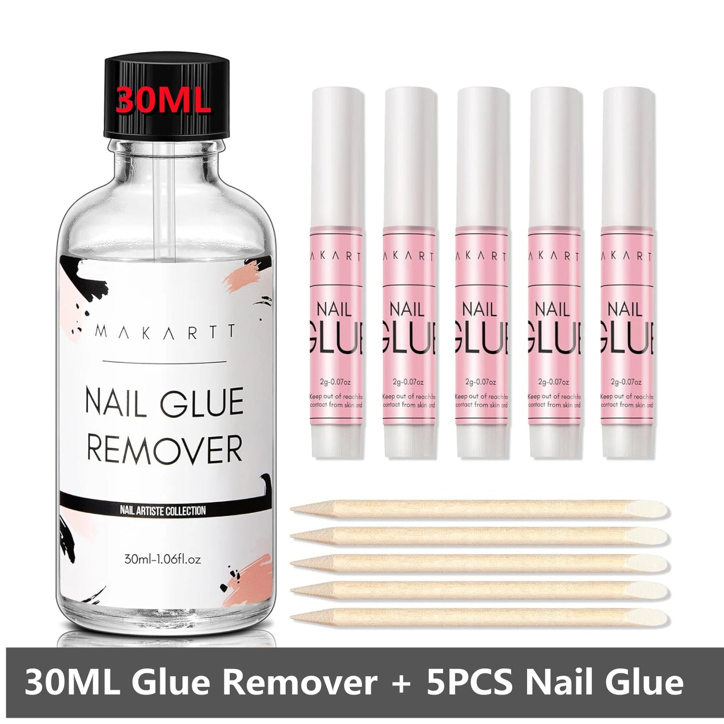Nail Glue Remover Glue Off for False Nails Press ON Nails Glue Remover Fake Nail Adhesives Remover