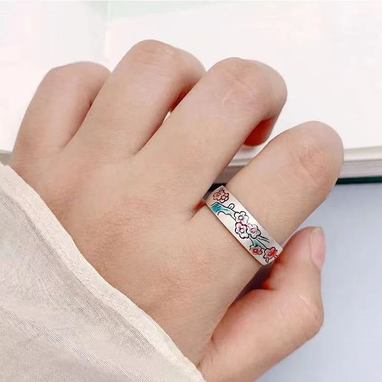 High Quality stainless steel men's and women's ring fashionable style