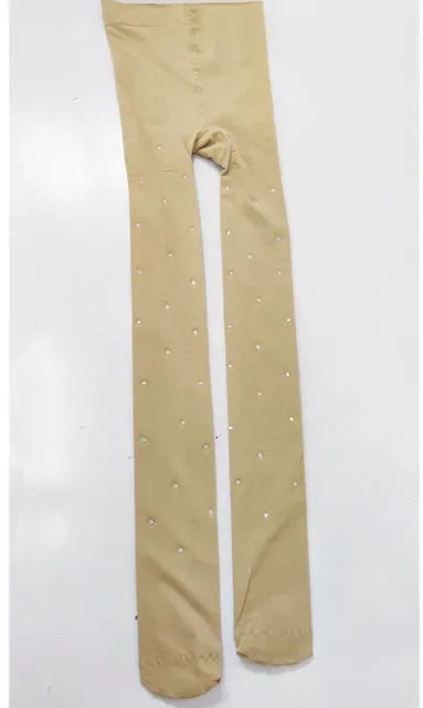 Rhinestone Tights Pantyhose Professional Training Pants Gymnastics
