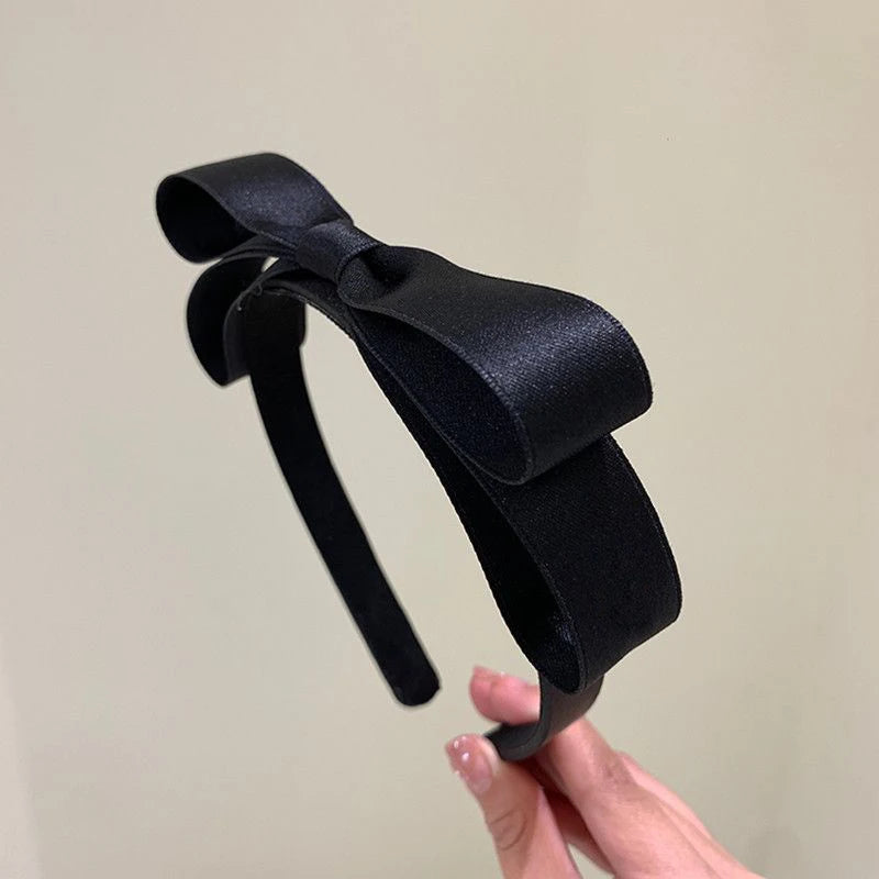 Fabric Double Bow Headband for Women Fashion Simple Hair Wash Hairband Ladies Headwear Hair Accessories