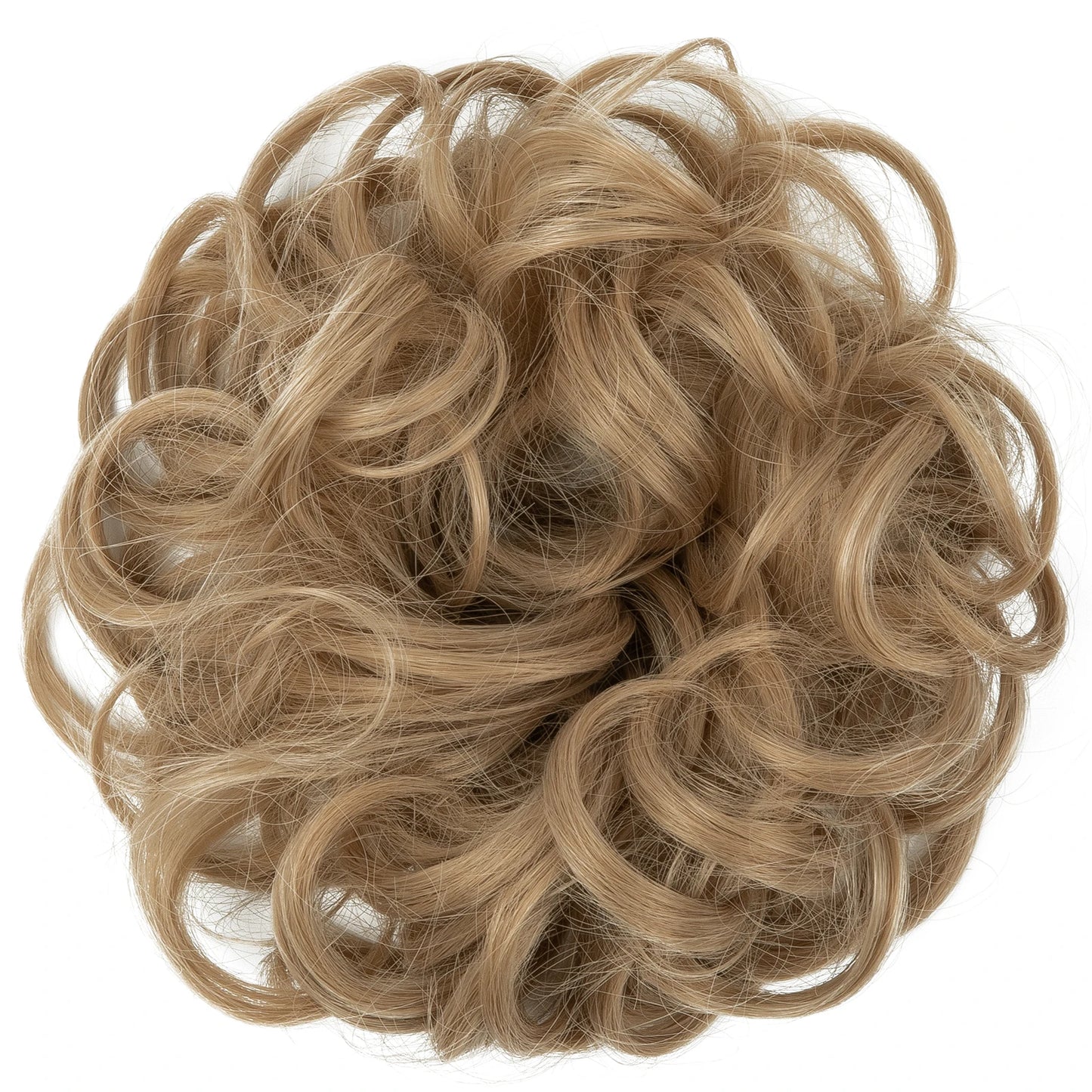 Synthetic Messy hair piece Daily Use Chignon Scrunchies Fake Elastic Hairpiece Blonde Brown Donut Bun For Women