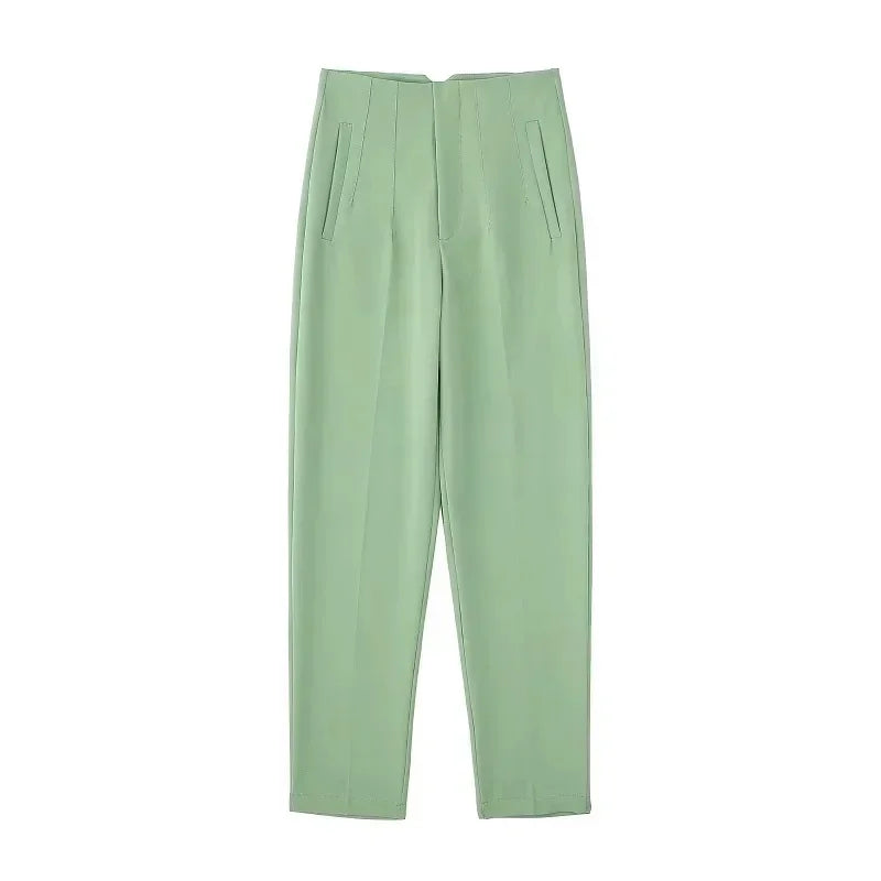 Fashion Office Wear High waist Pants for Women Formal Pants Office outfits Pencil Trousers