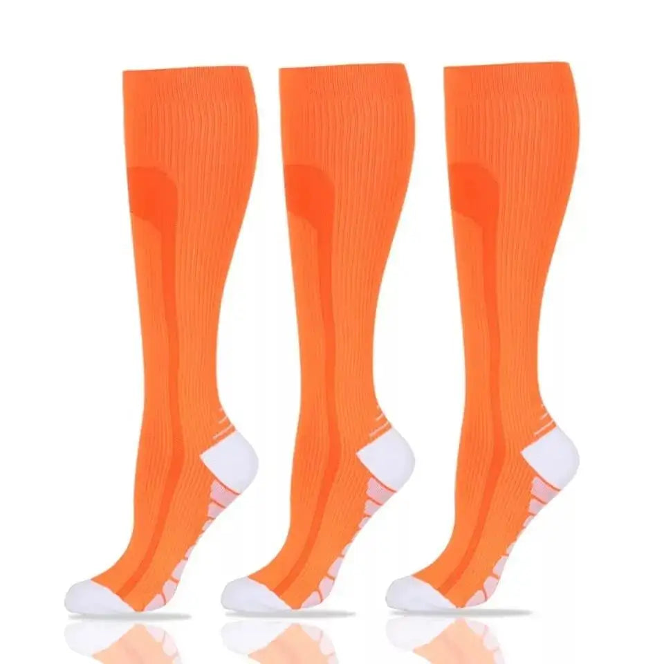 Compression Socks Knee High 20-30 Mmhg Fit Medical Edema Diabetes Varicose Veins Running Marathon Compression Sports Socks