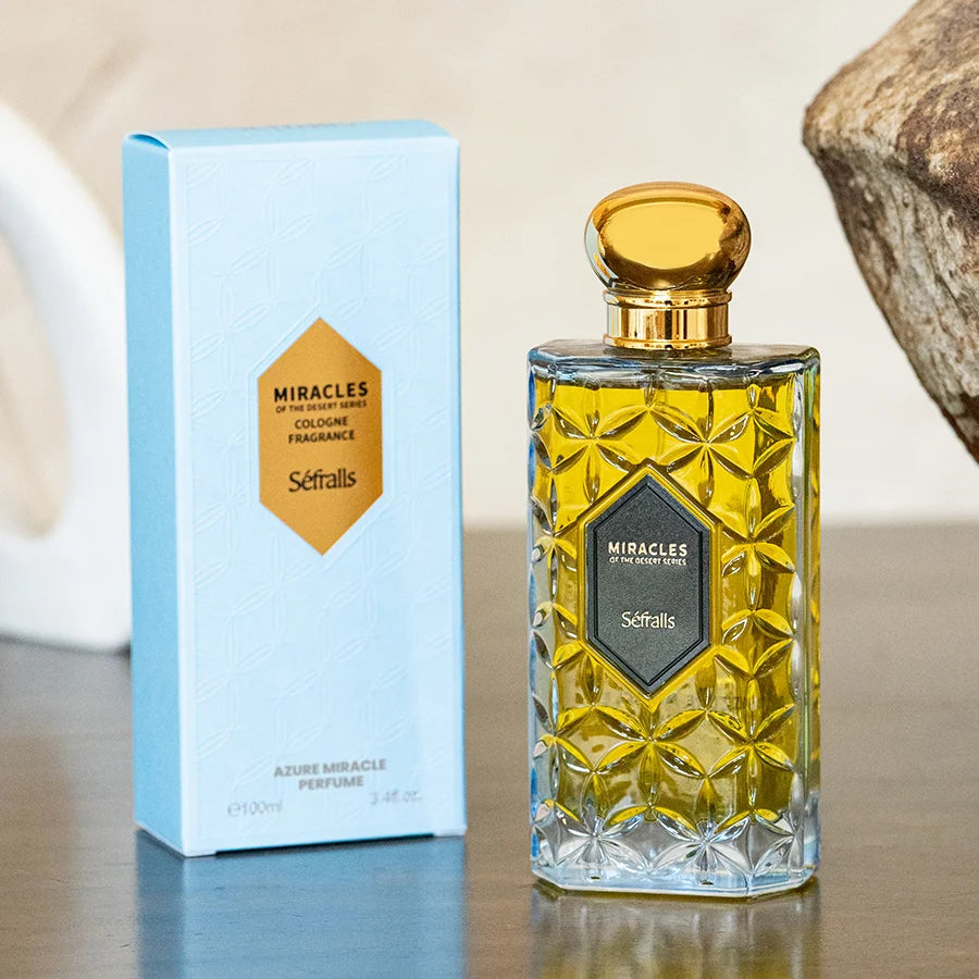 Séfralls AZURE MIRACLE PERFUME cologne FRAGRANCE 100ml/3.4fl.oz versatile and long lasting, Fresh romantic, Luxury Perfum