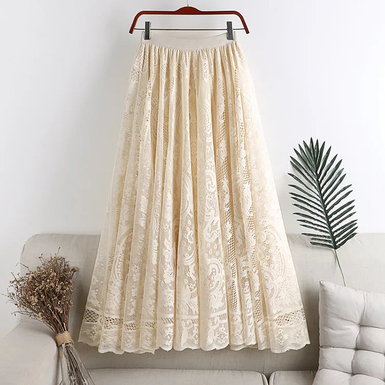 Vintage Long Skirt Ethnic Style