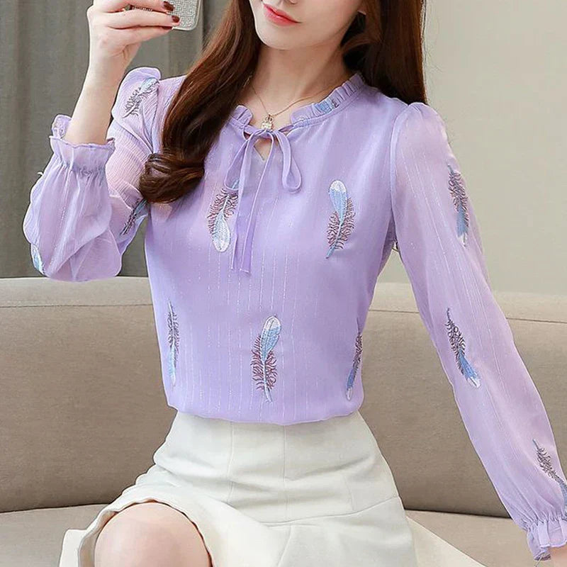Ruffled Lace Up