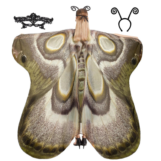 Butterfly Wing Beach Towel Cape Scarf Printed Towel