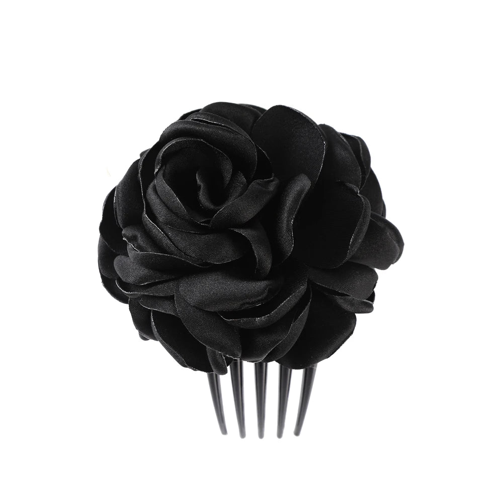 Flower Hair Comb Hairpin Bouquet Headdress Hair Combs Hair Accessories for Women Girls Floral Hairpins