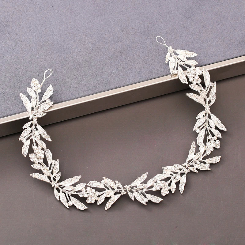 Pearl Crystal  Headband Hairband Rhinestone  Hair Accessories Jewelry Vine For Women