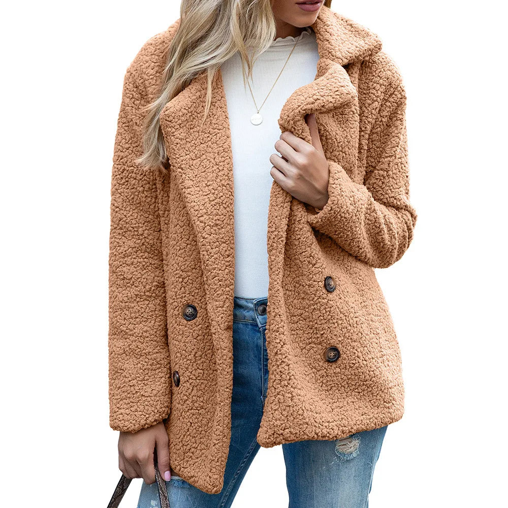 Fluffy Teddy Coat  Warm Artificial Fleece Winter Clothes Jackets