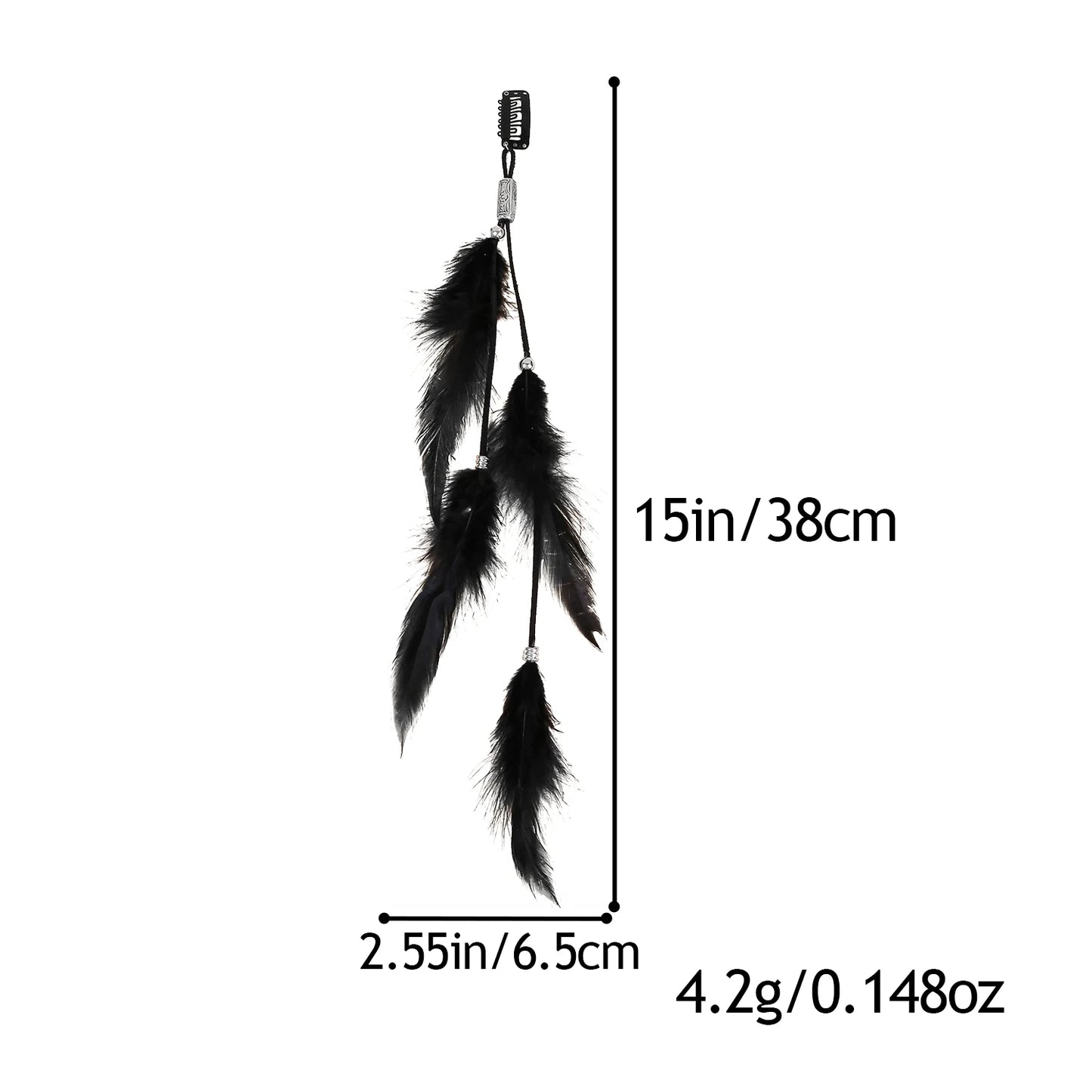 1-3pcs Handmade Comb Headdress Gifts Headband Headwear Novelty Hairclips Hippie Headpieces Feather Hairclips Hair Accessories