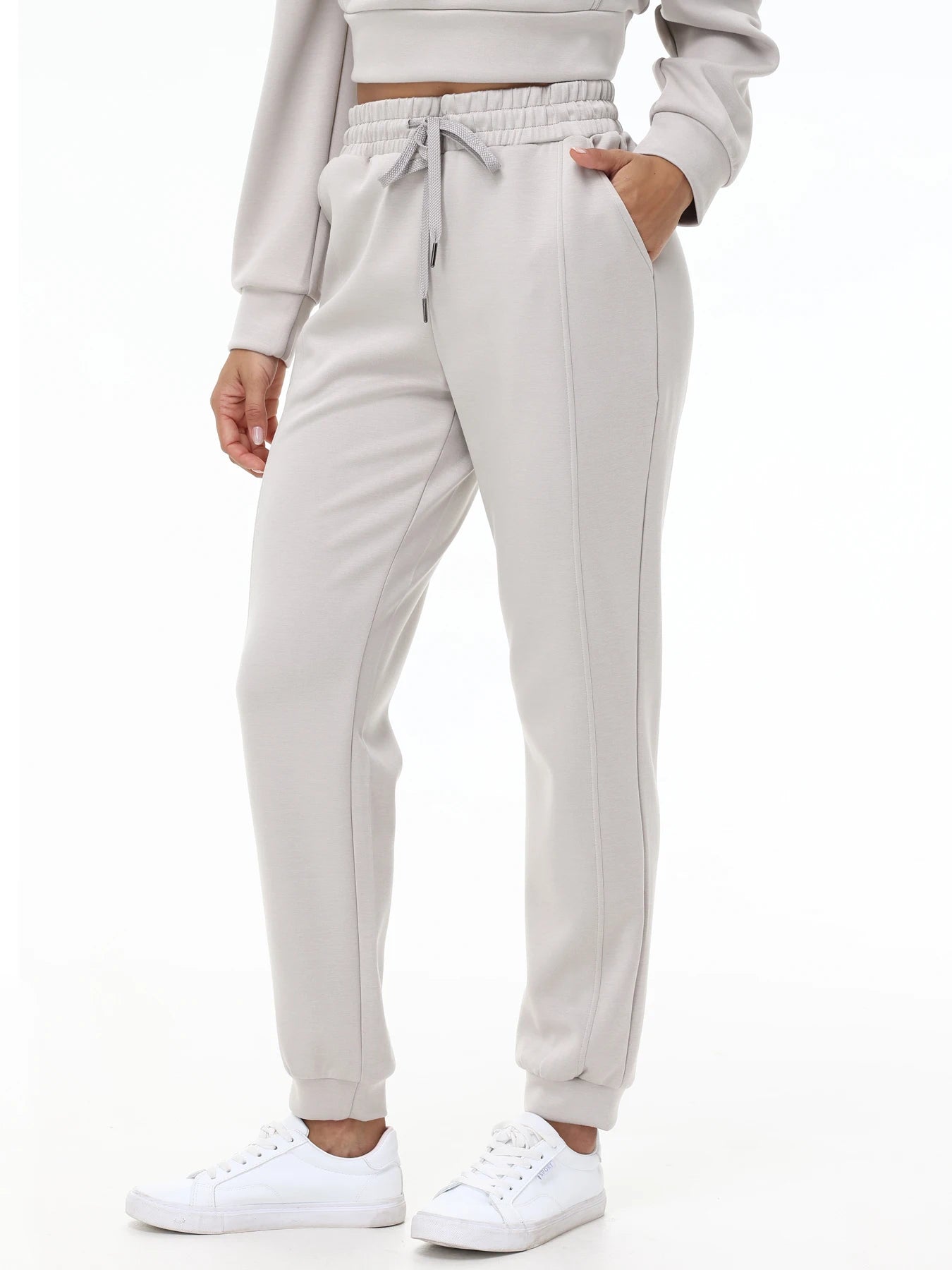Jogger Pants with Pockets Workout Sweatpants Athletic Track Golf High Waisted