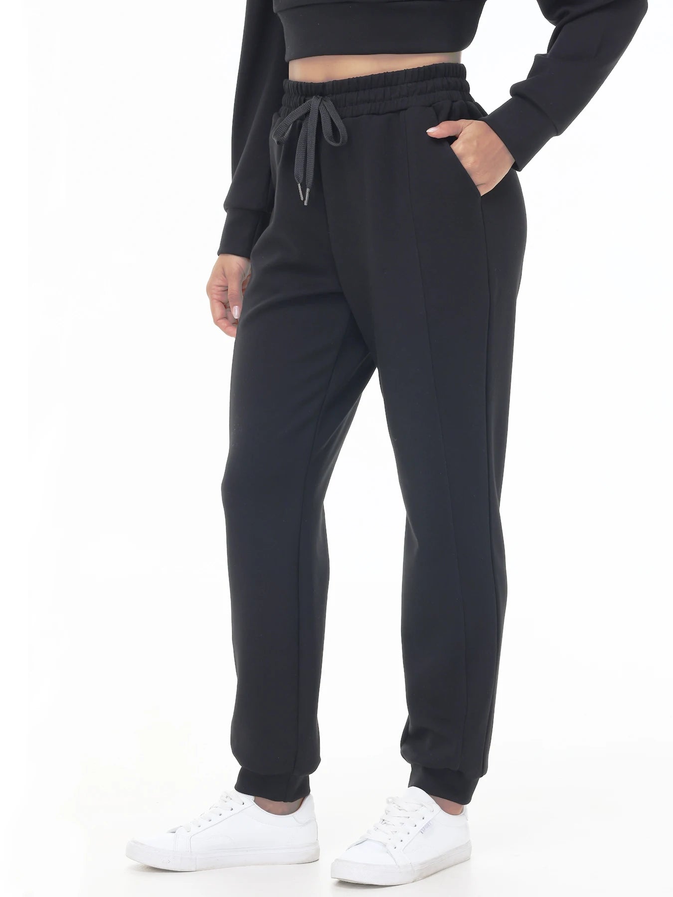 Jogger Pants with Pockets Workout Sweatpants Athletic Track Golf High Waisted
