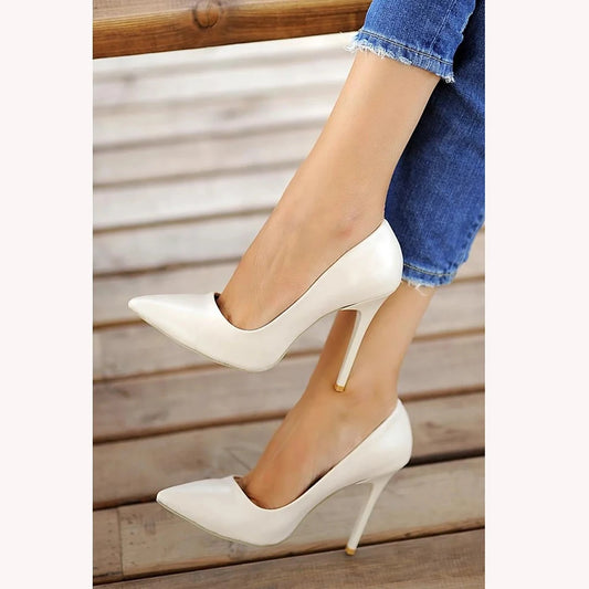 Colorful Big Size 33-45 Thin High Heel Stiletto Women Ladies Pumps Dress Shoes