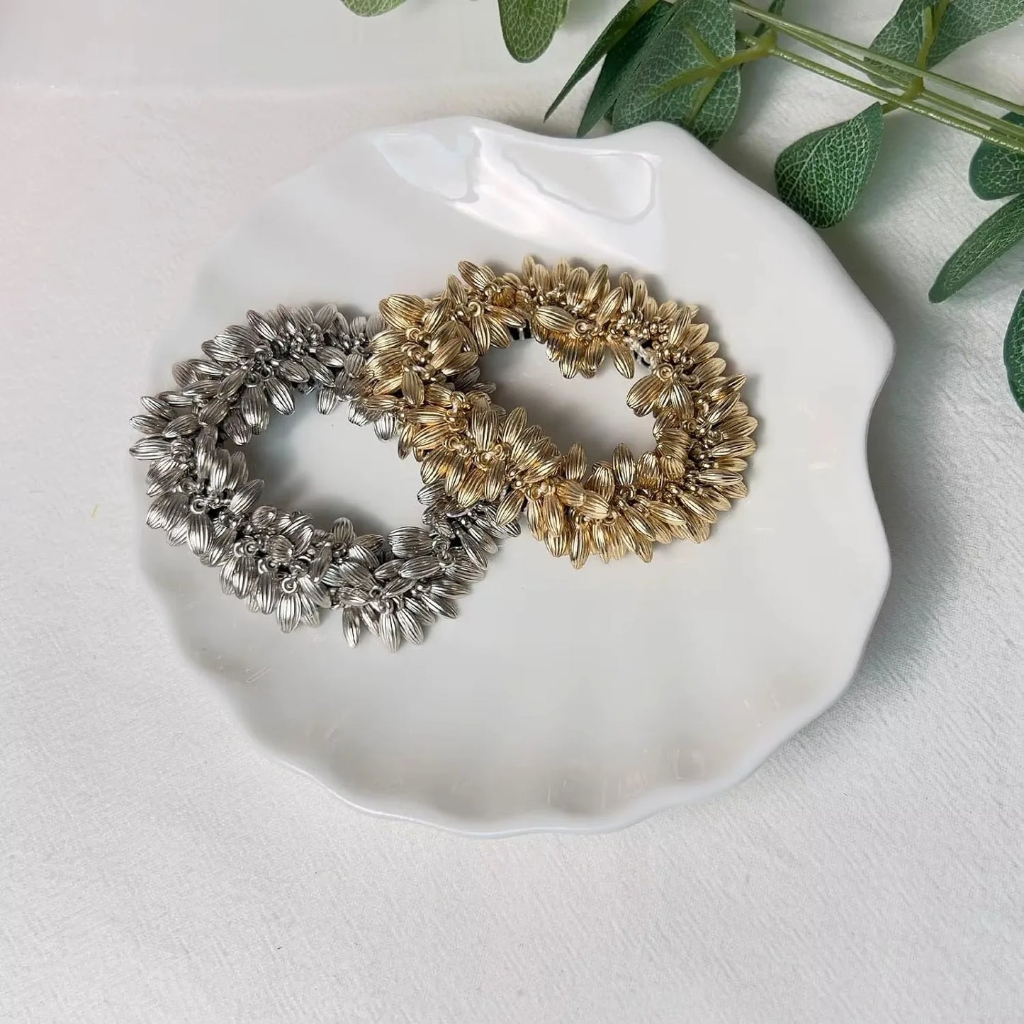 2 Pcs Wheat Hair Ties  Boho Hair Tie